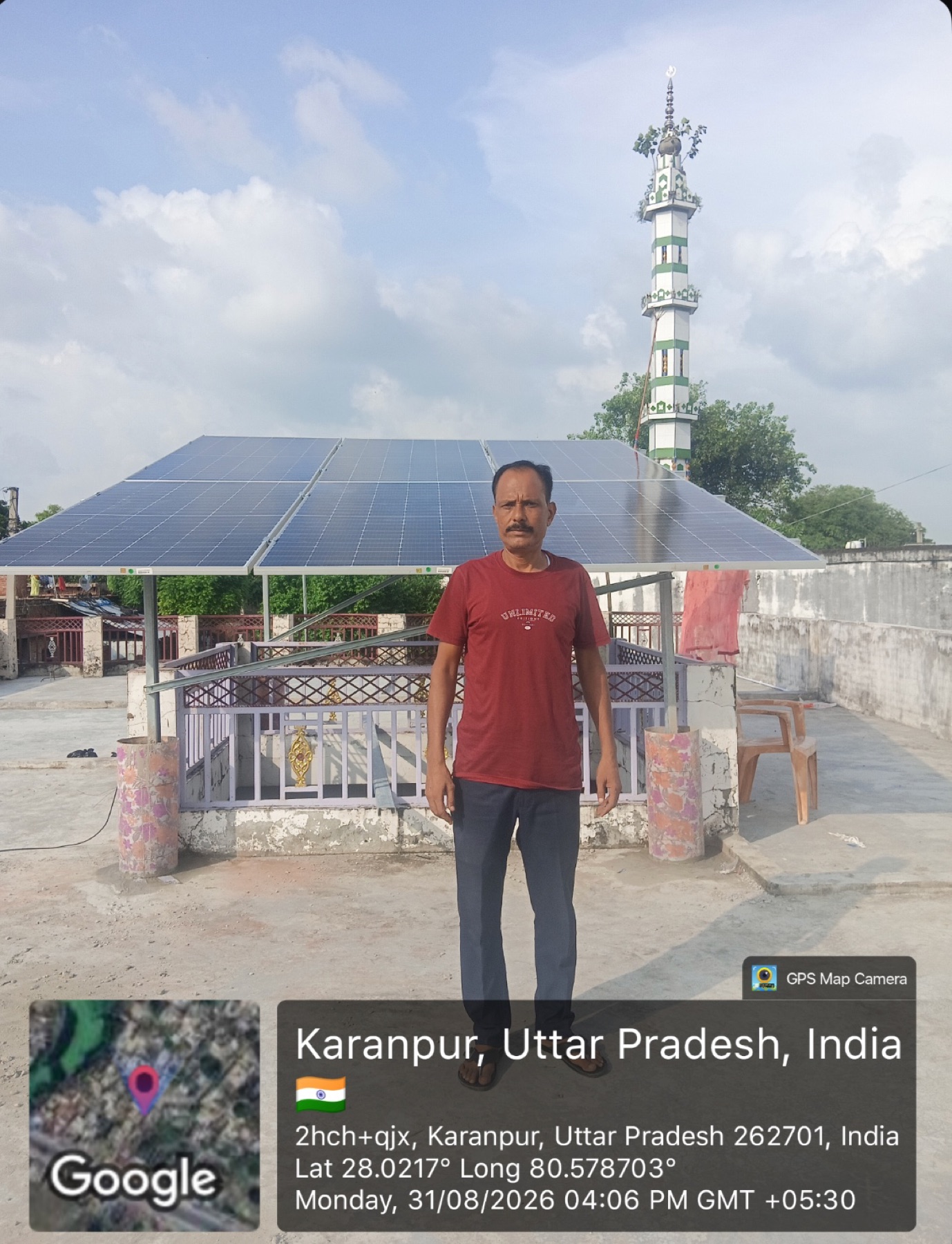 Solar House rooftop solar installation 1 in Uttar Pradesh