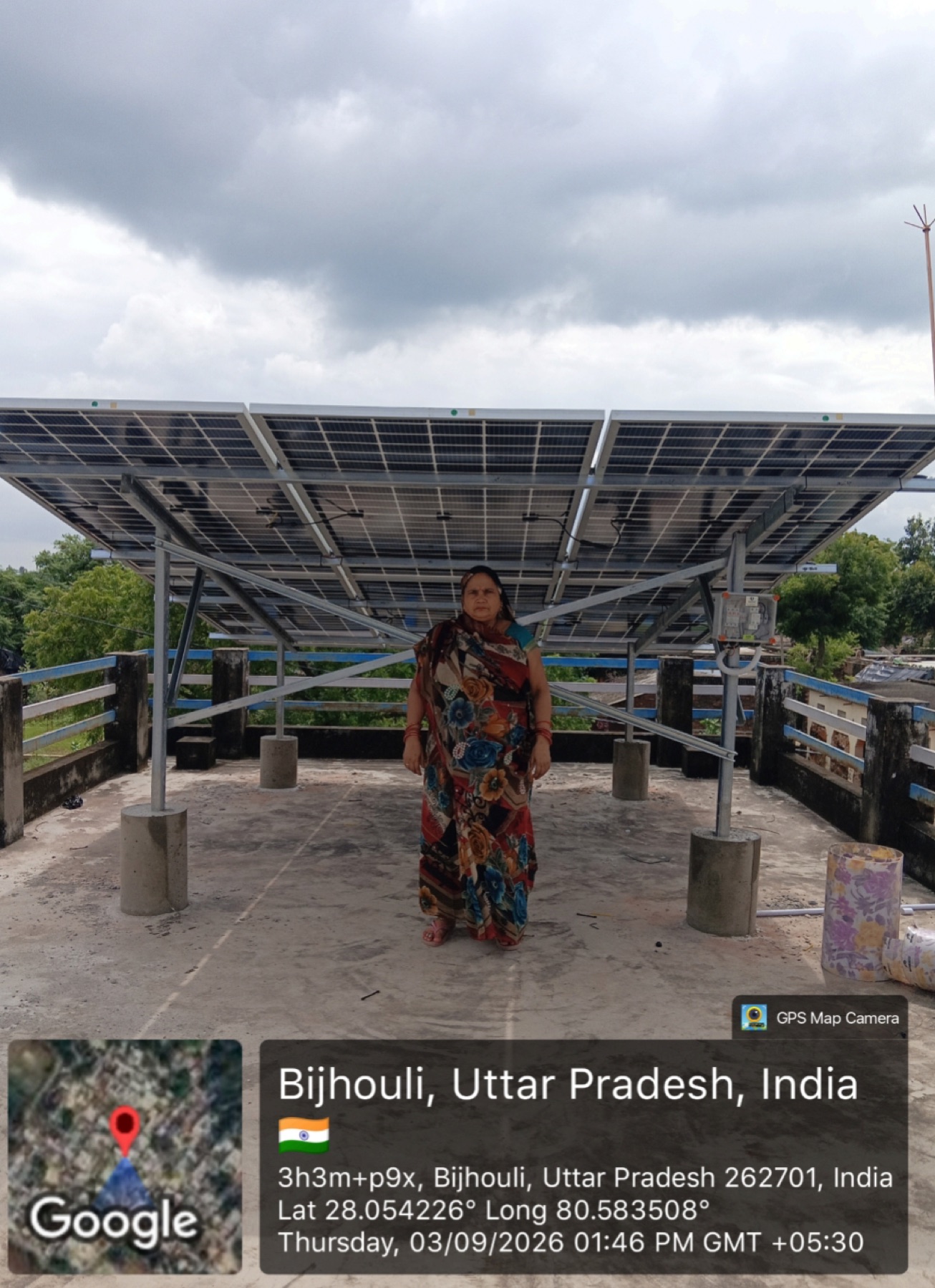 Solar House rooftop solar installation 4 in Uttar Pradesh