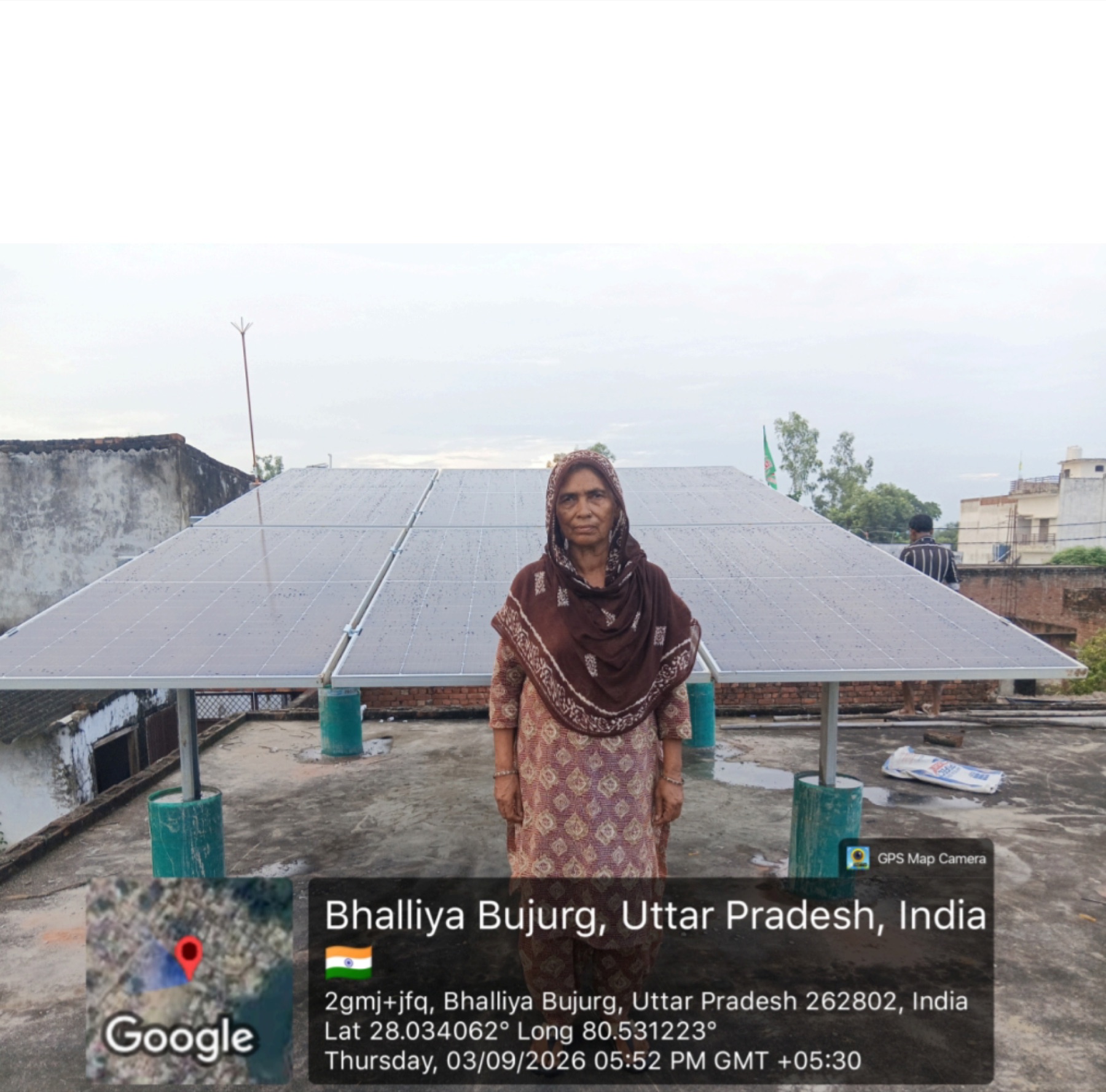 Solar House rooftop solar installation 5 in Uttar Pradesh