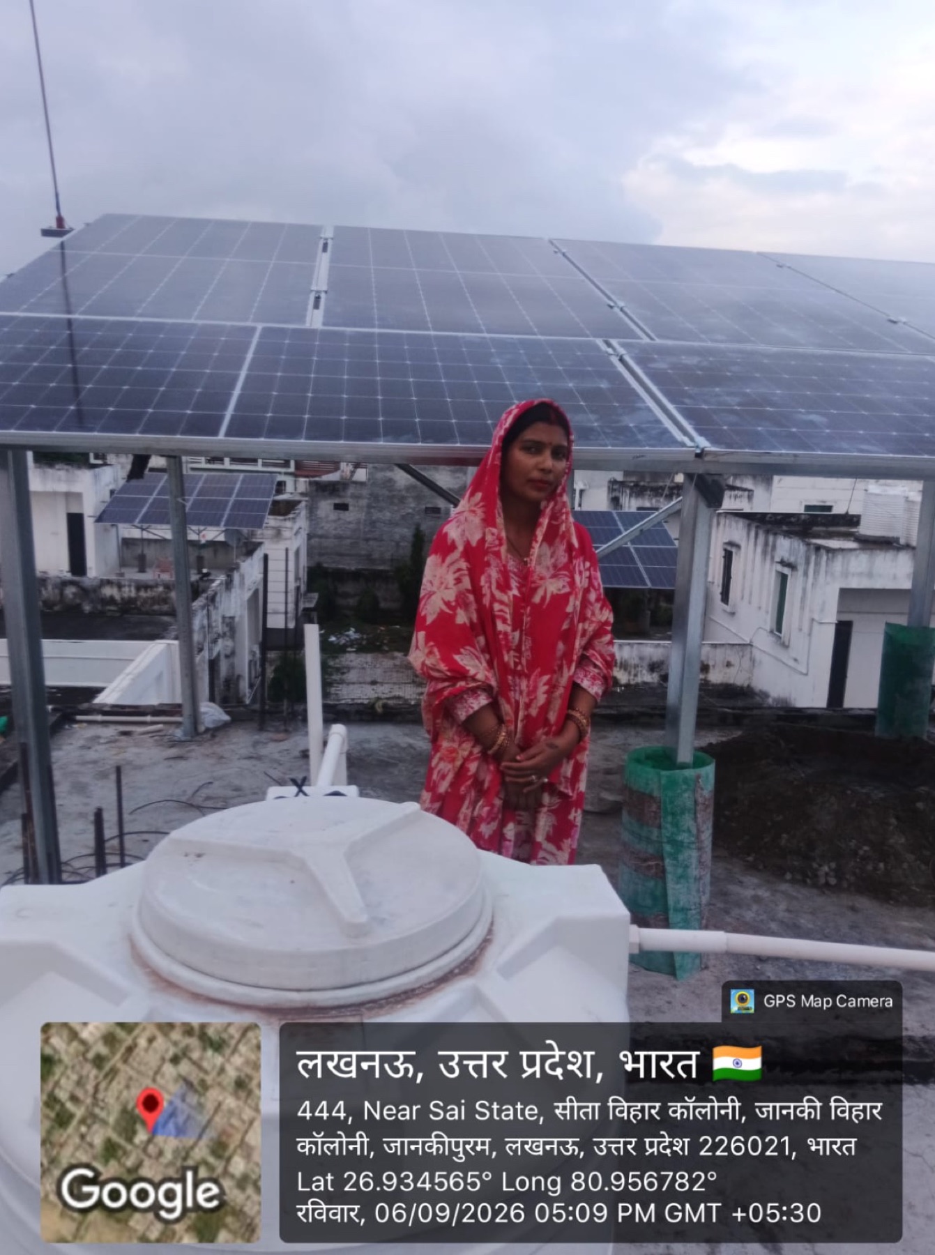 Solar House rooftop solar installation 6 in Uttar Pradesh